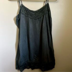 Charcoal Lace Camisole